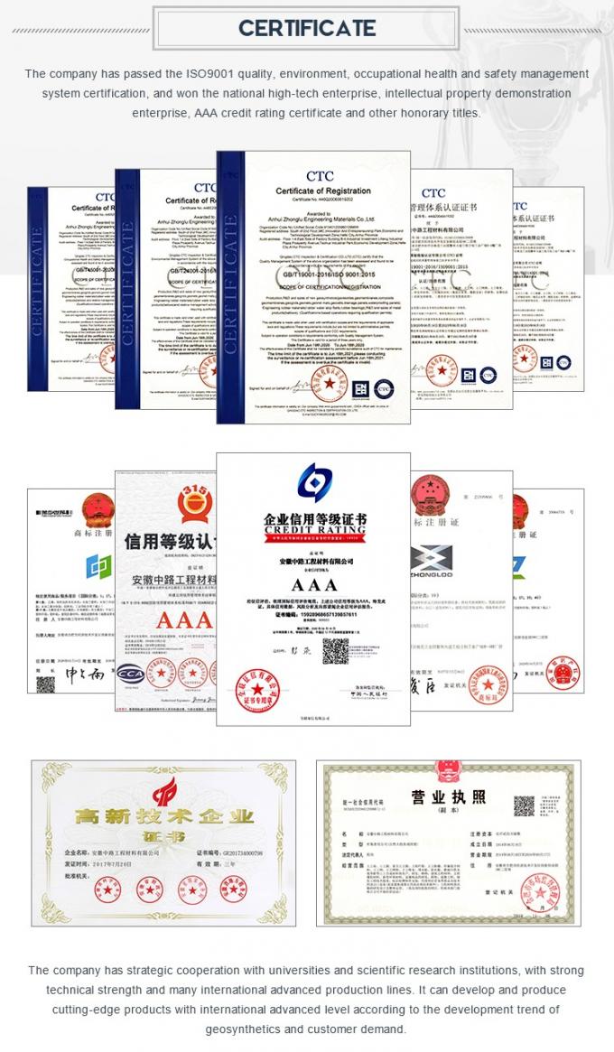 水産物,魚場,池,ダム,プール,および水収納アプリケーションのためのHDPEジオメムブランレイナー 5