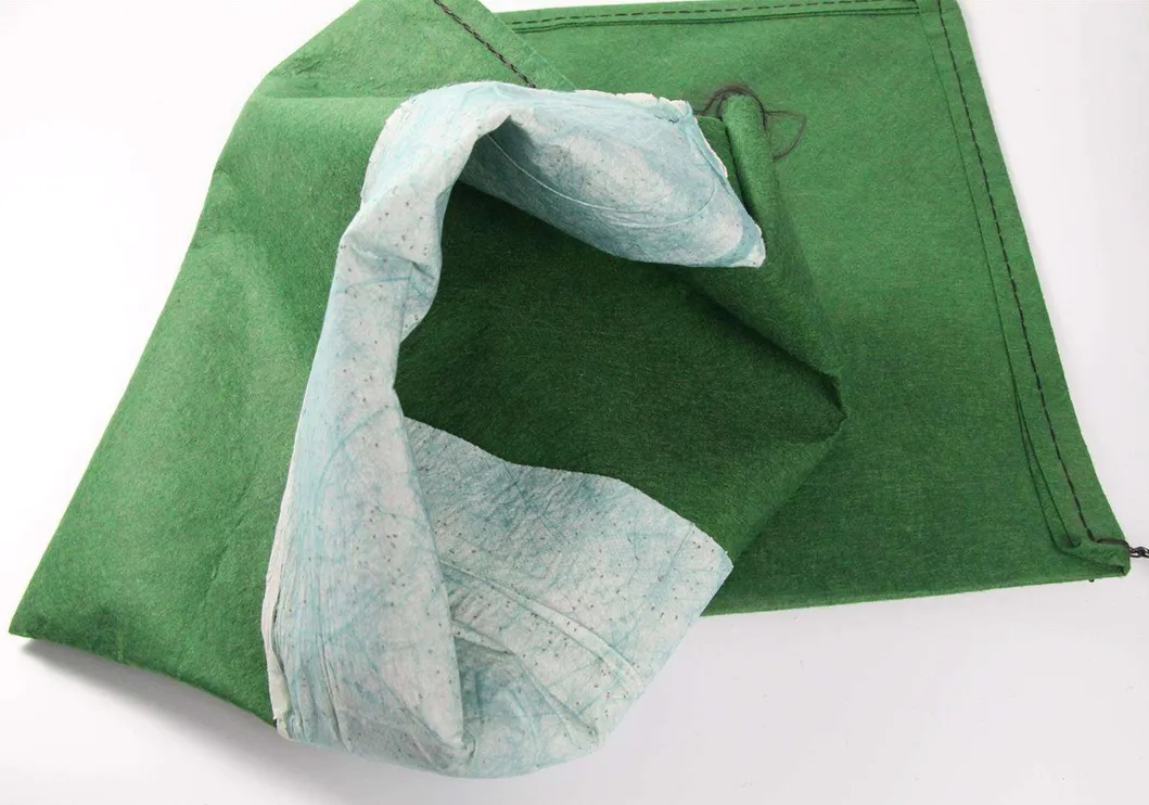 産業用40*80cmジオテキスタイルジオバッグ、高速道路斜面保護用ジオテキスタイルジオバッグ、植林草植え洪水対策用ジオテキスタイルジオバッグ 1