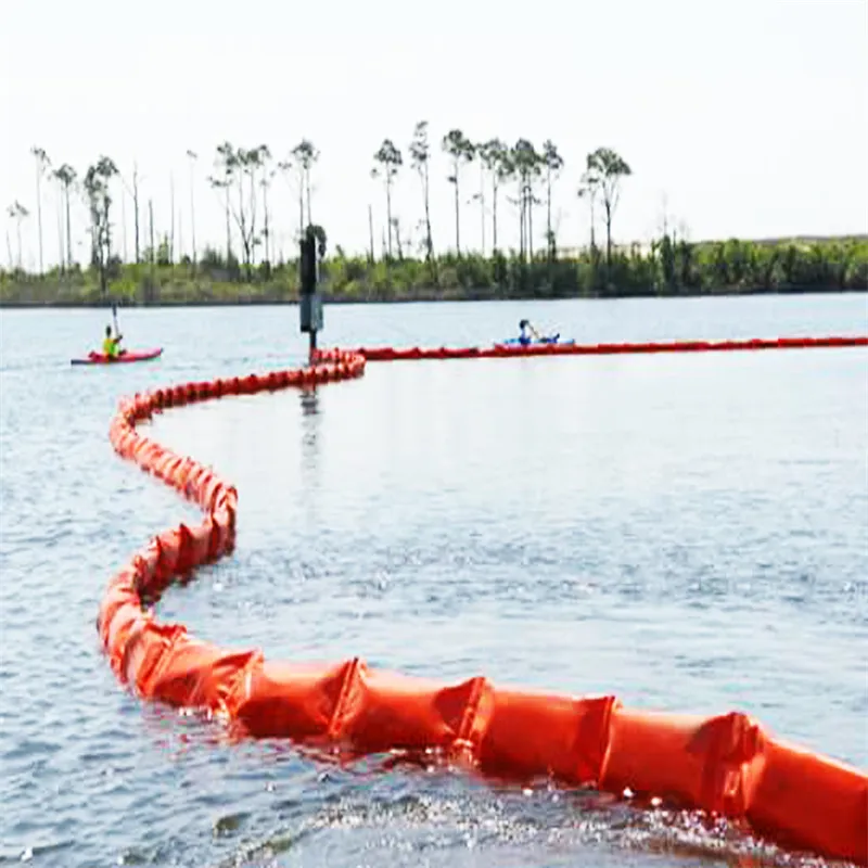 スリートカーテン PVC 浮遊式 スリートカーテン 収束ブーム 環境に優しいオイル流出ブーム 水中環境のための浮遊式 スリートカーテン 0