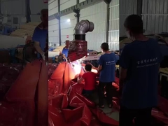 ポリ塩化ビニールの浮遊沈泥のカーテン