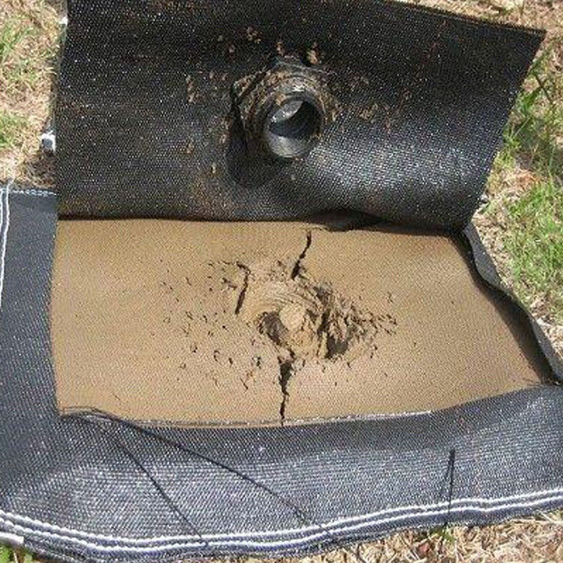 PPはDirtbagのジオテキスタイル砂の沈泥フィルター沿岸犬走りのための排水袋の管Geobagをかわいがる