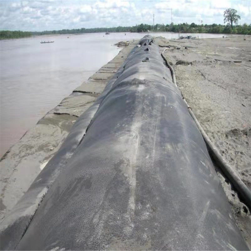 ISO9001 Geotubeの排水袋は堤防の基礎のためのフィルターを沈殿させる