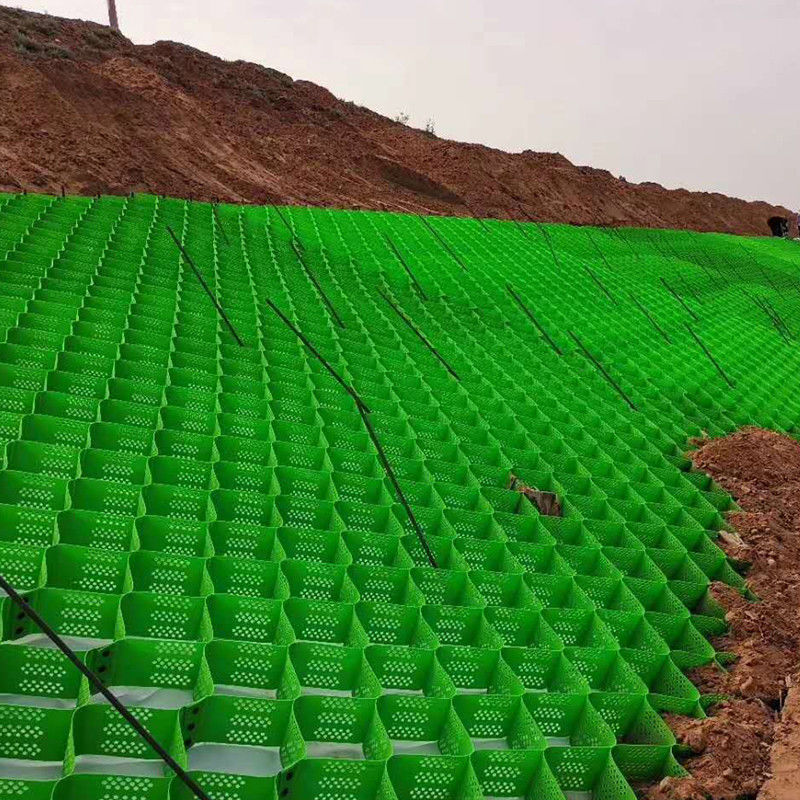 土壌補強道路丘の斜面のための反腐食 50mm Hdpe Geocell