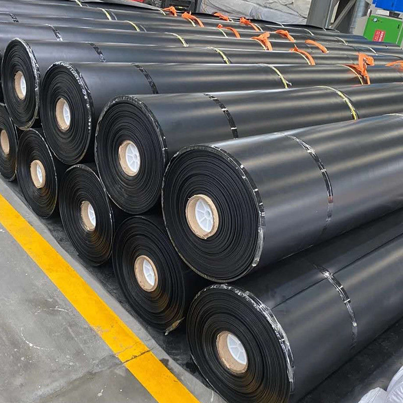 100% ヴァージンASTM 防漏 防水 HDPE LDPE LLDPE 地膜 ダム 池 ライン 埋立地 採掘