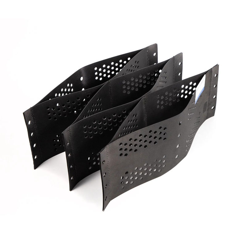 250mm 75mm 100mm 150mm Hdpe ジオセル 高質感 HDPE ハニーコンベッド 砂岩グリッド プラスチック ジオセル 工場直送価格