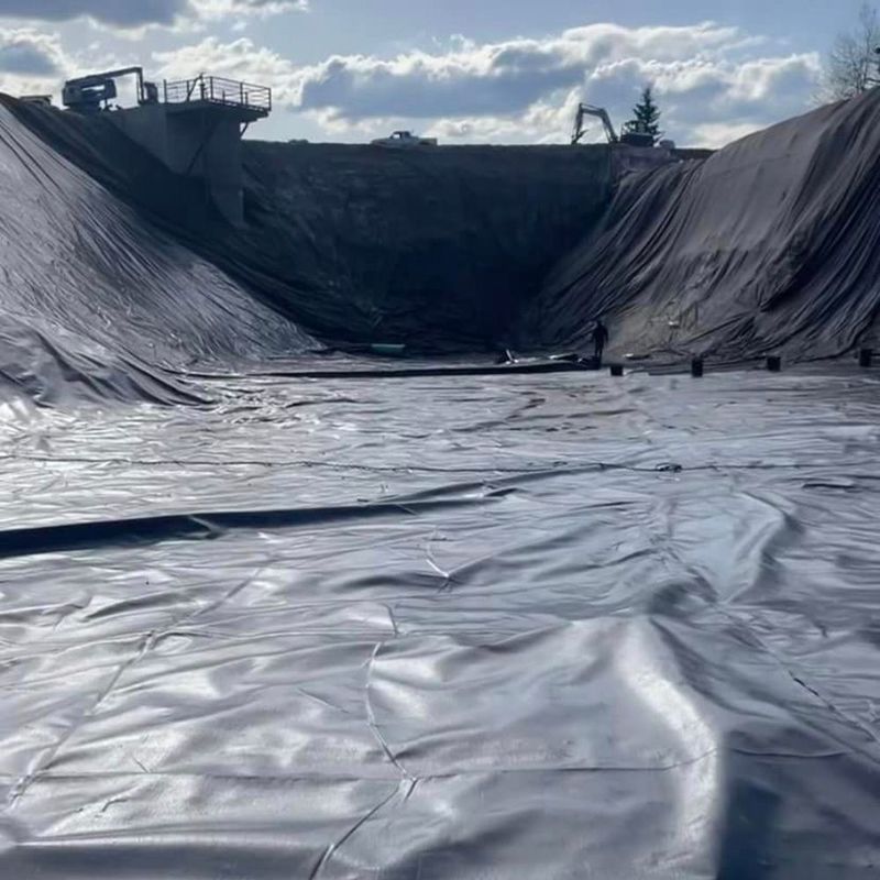 HDPE 高画質ポリエチレン ラインナー 産業設計スタイル 魚とガリガリ農場の池 防水