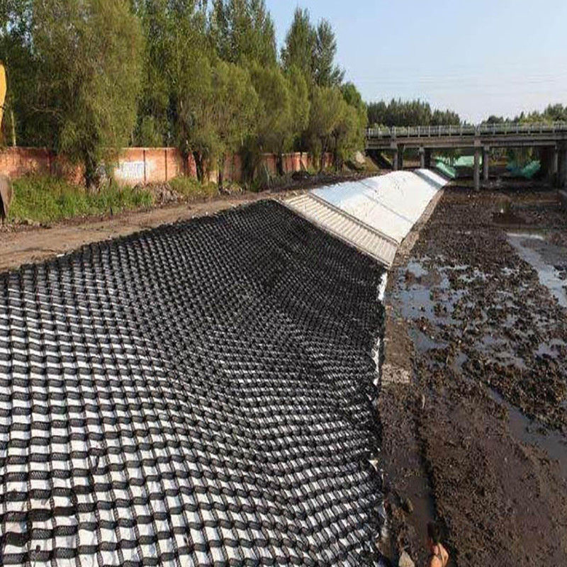 構造と穴が開いたプラスチック蜂蜜の巣 HDPE 地質細胞砂岩グリッド道路建設の安定化