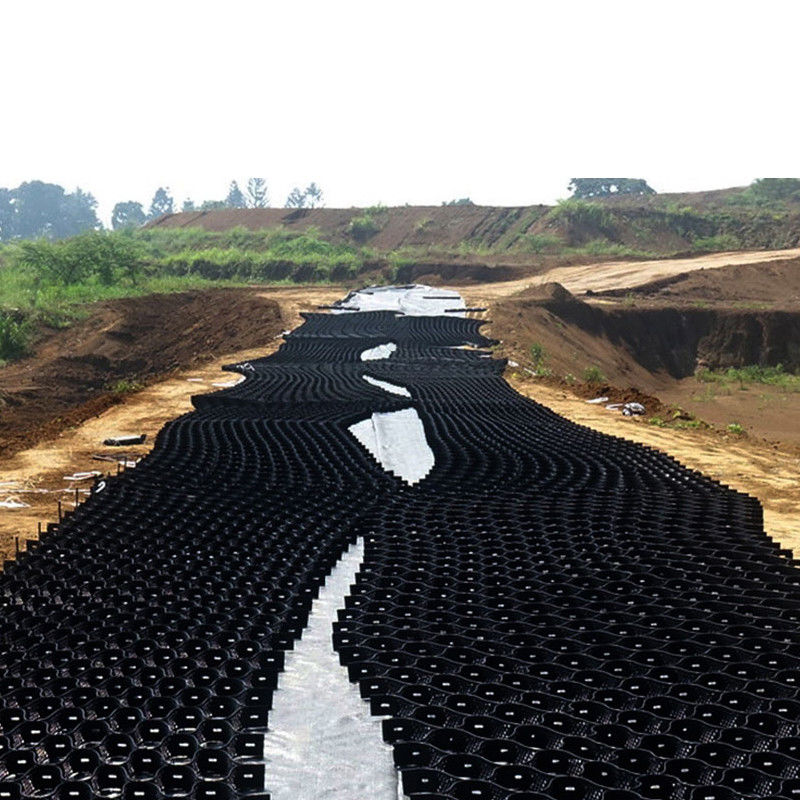 グラウンドグリッド ポリエチレン ハニーコム ジオセル 価格 プラスチック HDPE 透き通る草の舗装 砂石グリッド ドライブウェイ用 HDPE ジオセル