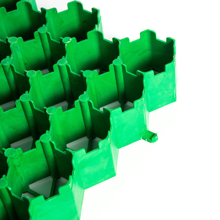 ドライブウェイ用ヘビーデューティ土壌安定剤ハニカムプラスチック芝生グリッド、ランドスケープターフ駐車場