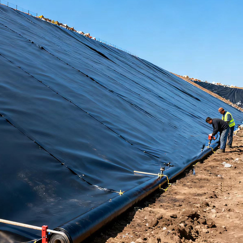 High Strength HDPE Geomembrane Pond Liner Is Suitable for Tailings Storage and Sealing Projects