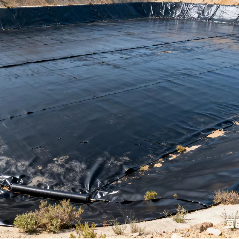 High Strength HDPE Geomembrane Pond Liner Is Suitable for Tailings Storage and Sealing Projects