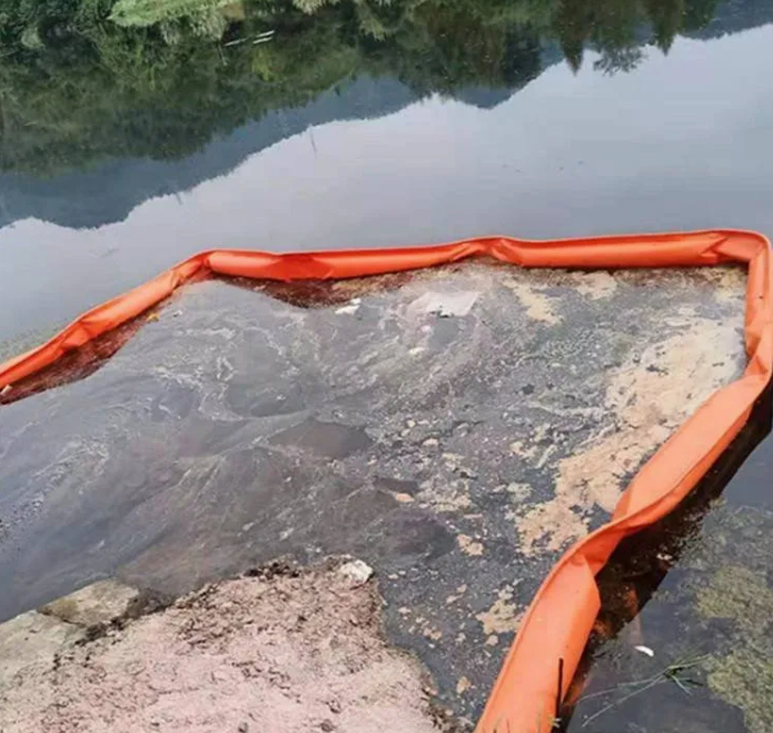 スリートカーテン PVC 浮遊式 スリートカーテン 収束ブーム 環境に優しいオイル流出ブーム 水中環境のための浮遊式 スリートカーテン