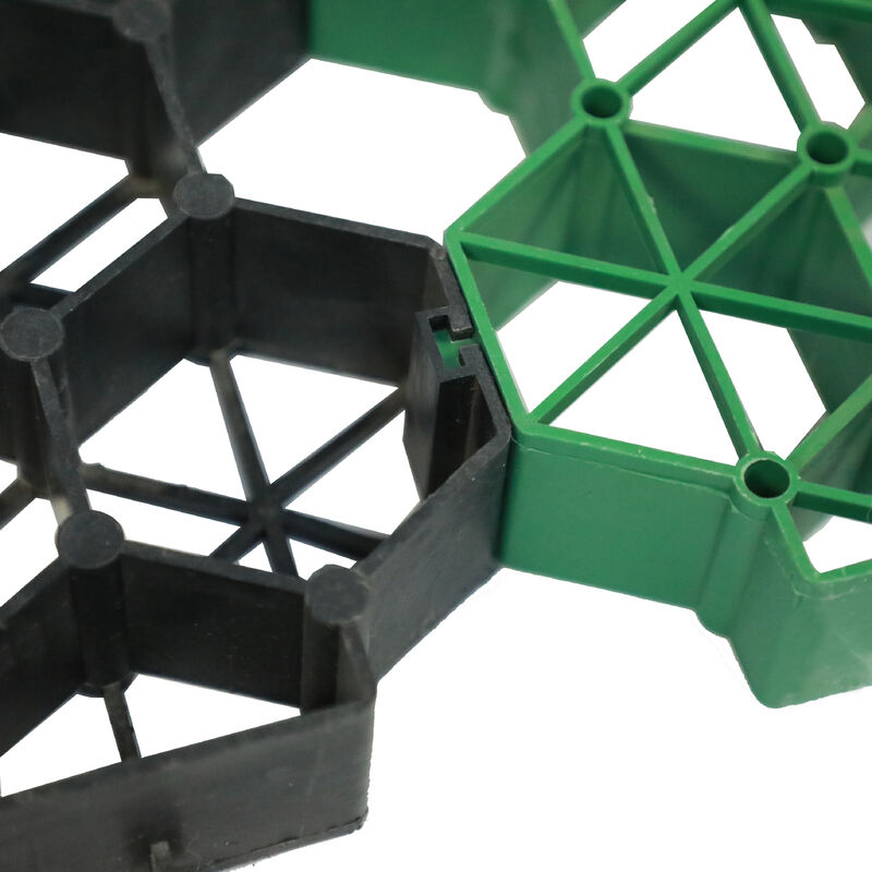 38mm 48mm 68mm プラスチックの草のグリッド パバー 砂石の安定化グリッド 車道,駐車場