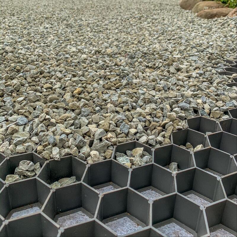 HDPE プラスチック 草のグリッド 草の舗装 駐車場 斜面 侵食 制御 土壌 安定 砂石 舗装 景観 プラスチック 草のグリッド